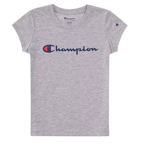 Champion Other - NWoT Champion Girls T-Shirt Classic Crew Neck Tee Size Medium Heather Gray 3D12